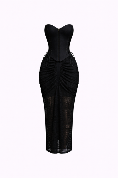 Obsidian Siren Corset Gown Set